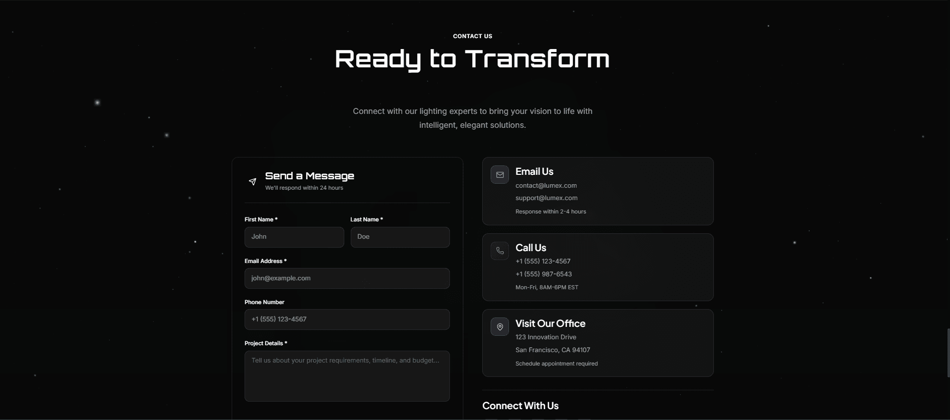 Lumex — Three.js product theatre. Headless Shopify backend. A flagship storefront that sells the brand, not a catalog. — screenshot 3